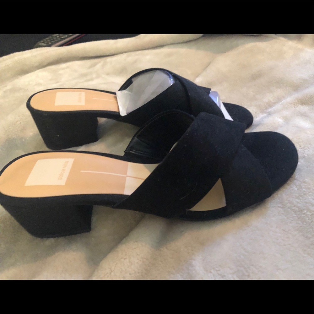 🦋Dolce vita black never worn mules. 🦋